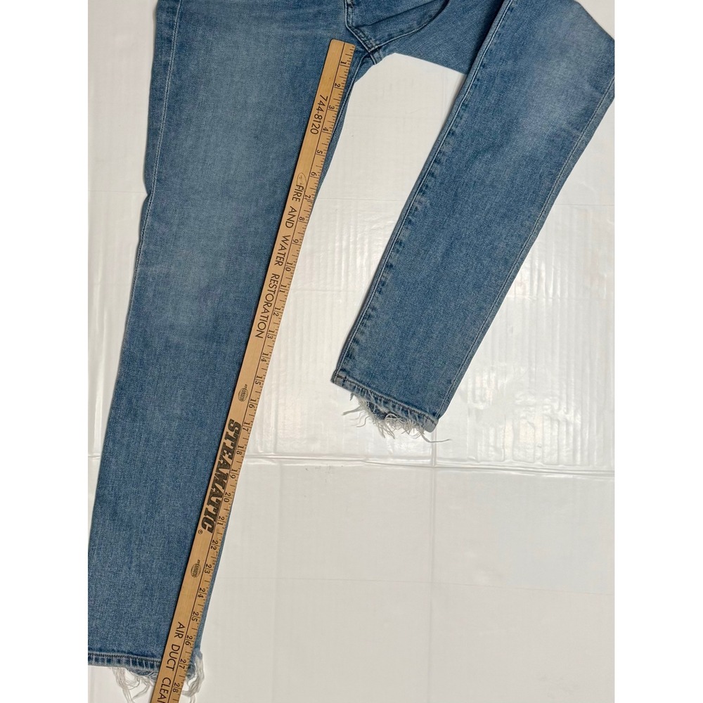 Citizens of Humanity Olivia High Rise Slim Ankle Jeans Button Fly 24 Distressed - Picture 11 of 13